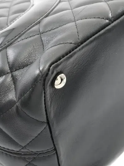 Pre-owned Chanel 2005-2006 Medium Cambon Tote Bag In Black