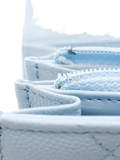 Pre-owned Chanel 2010s Cc Wallet In Blue