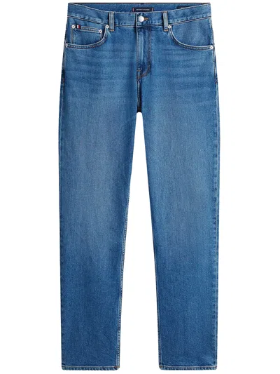 Tommy Hilfiger Stretch Straight Jean In Blue