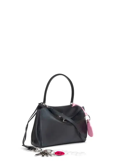 Balenciaga Women Black Rodeo Small Charms Handbag In Multi