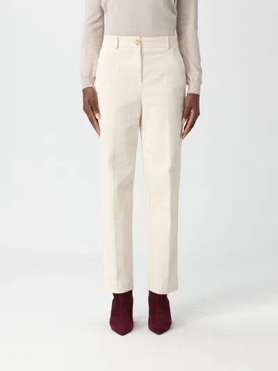 Hugo Boss Pants Boss Woman Color White In White