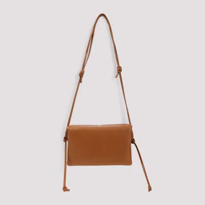 Celine Trio Shoulder Bag Adjustable Strap Knots In Brown