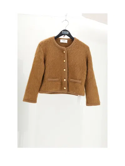 Celine Women Cardigan Jacket In Green