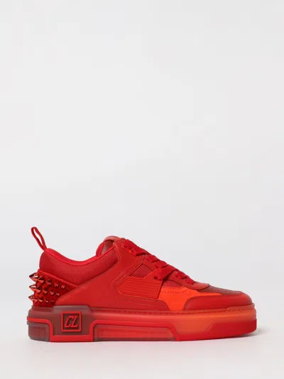 Christian Louboutin Sneakers Men Red In Multi