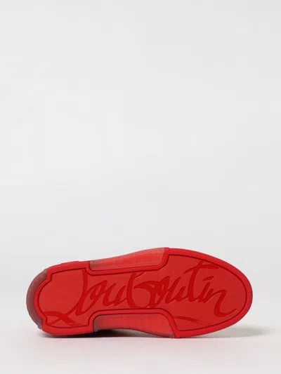Christian Louboutin Sneakers Men Red In Multi
