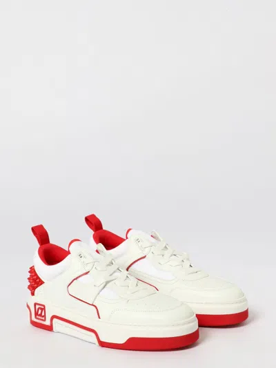 Christian Louboutin Sneakers Men White In Animal Print