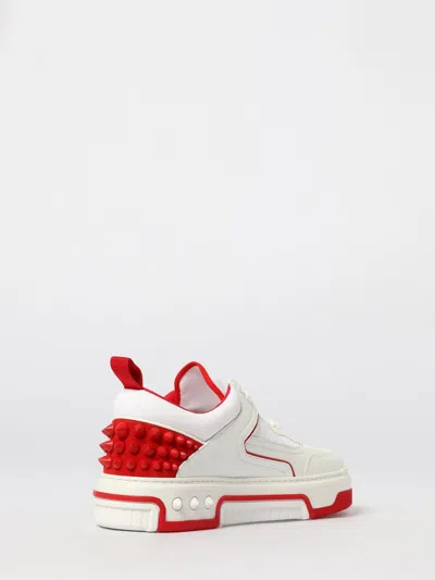 Christian Louboutin Sneakers Men White In Animal Print