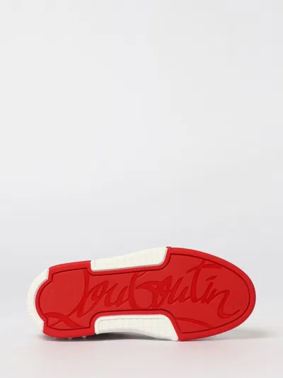 Christian Louboutin Sneakers Men White In Animal Print