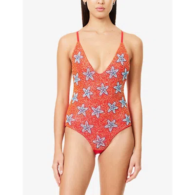 Oceanus Womens  Mias Marina Swimsuit In Multi