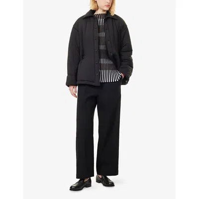 Issey Miyake Womens  Pumped-t Padded Shell Jacket In Black