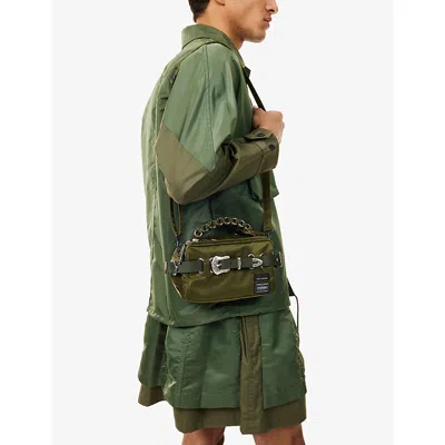 Toga Virilis Mens  Toga X Porter Nylon Shoulder Bag In Green