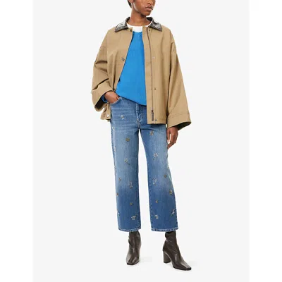 Weekend Max Mara Omens  Manetta Embellished Denim Jeans