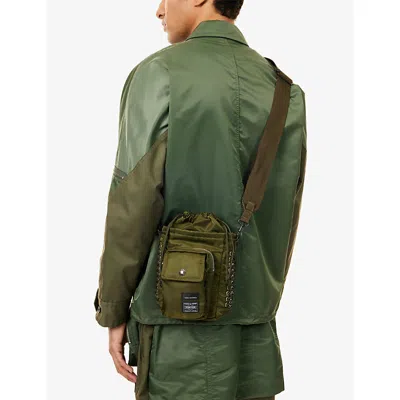 Toga Virilis Mens  Toga X Porter Nylon Shoulder Bag In Green