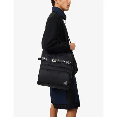 Toga Virilis Mens  Toga X Porter Nylon Shoulder Bag In Black