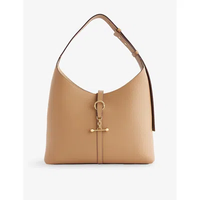 Strathberry Womens  Kite Hobo Maxi Leather Shoulder Bag In Brown