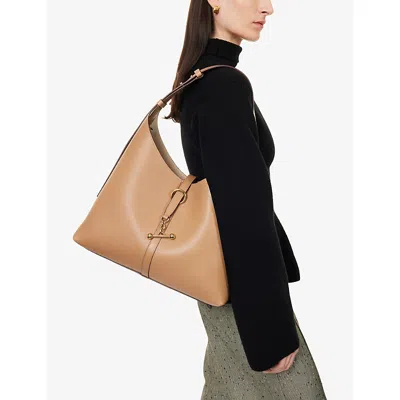 Strathberry Womens  Kite Hobo Maxi Leather Shoulder Bag In Brown