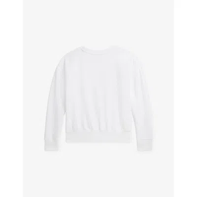 Polo Ralph Lauren Polo Bear Fleece Sweatshirt In White