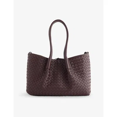 Bottega Veneta Womens  Pinacoteco Medium Leather Shoulder Bag