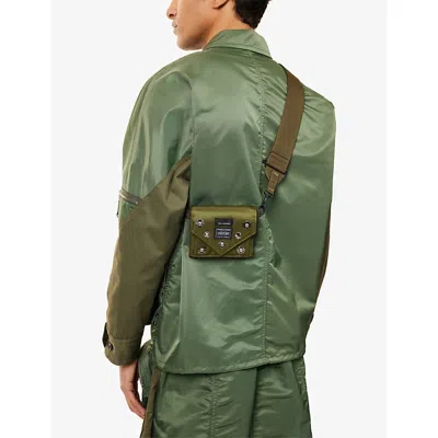 Toga Virilis Mens  Toga X Porter Nylon Shoulder Wallet In Green
