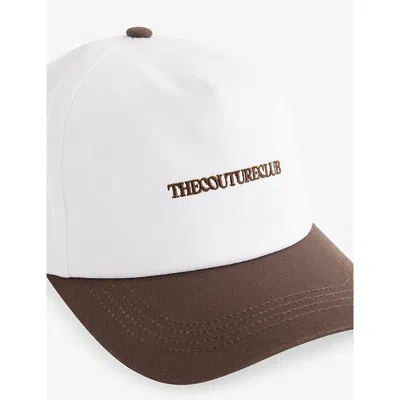 The Couture Club Mens  Copyright Cotton Baseball Cap In White
