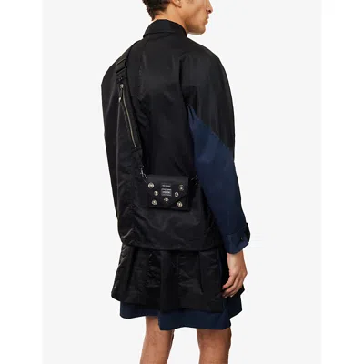 Toga Virilis Mens  Toga X Porter Nylon Shoulder Wallet In Black