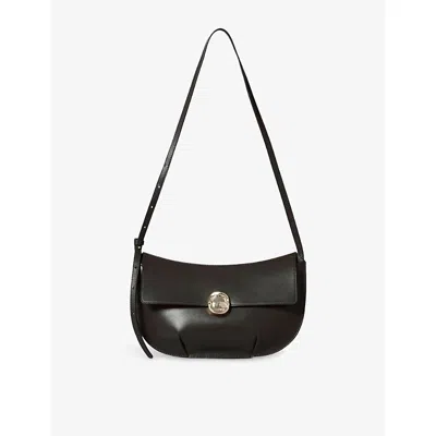 Claudie Pierlot Womens  Hardware-embellished Leather Cross-body In Black