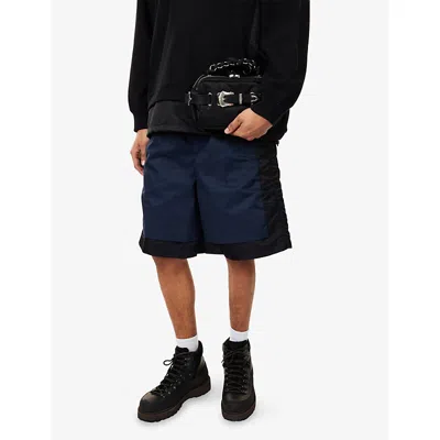 Toga Virilis Mens  Toga X Porter Nylon Shoulder Bag In Black