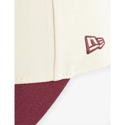 New Era Womens  New York Yankees Mlb Colour Block 9forty M-crown Adjustable Cotton Cap In Sand