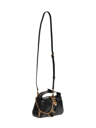 Dolce & Gabbana Women Black Vittoria Mini Handbag In Black