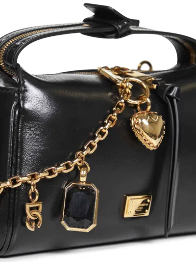 Dolce & Gabbana Women Black Vittoria Mini Handbag In Black