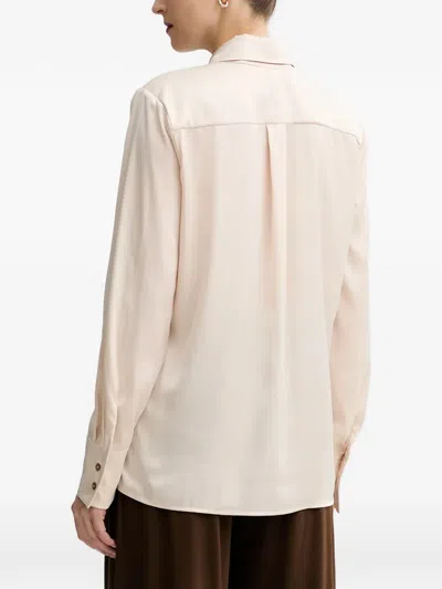 Guess Usa Geknöpftes Top Mit Kragen In White