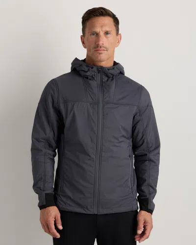 Quince Men's Weatherproof Fleece-lined Hooded Jacket In Gray