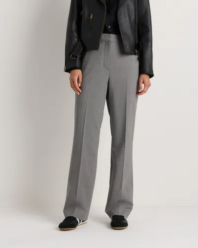 Quince Women's Italian Wool Straight Leg Pants In Gray
