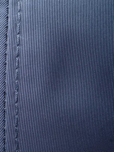 Prada Re-nylon And Leather Baseball Cap In Blue