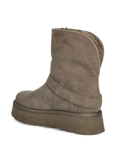 Guess Usa Dolsay Stiefel Mit Schnallenriemen 45mm In Brown