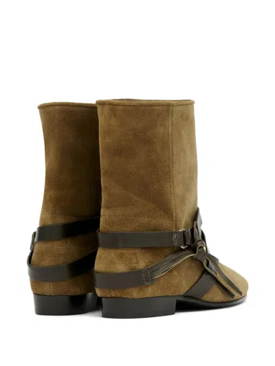 Isabel Marant Rejen Stiefel Mit Riemen In Brown