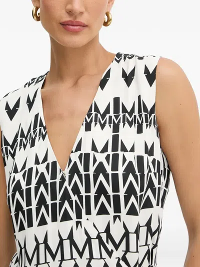 Marciano By Guess Oberteil Mit Geometrischem Print In White