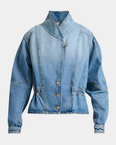 Isabel Marant Dolie Denim Jacket In Blue