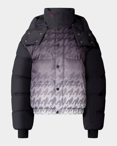 Perfect Moment Moments Down Ski Jacket With Detachable Hood In Black