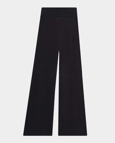 Veronica Beard Kalinda Wide-leg Pants In Black
