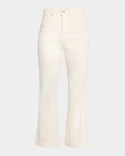 Veronica Beard Carson Ankle Flare Jeans In Sand