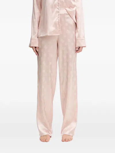 Guess Usa Sylvie Logo Pajamas In Pink