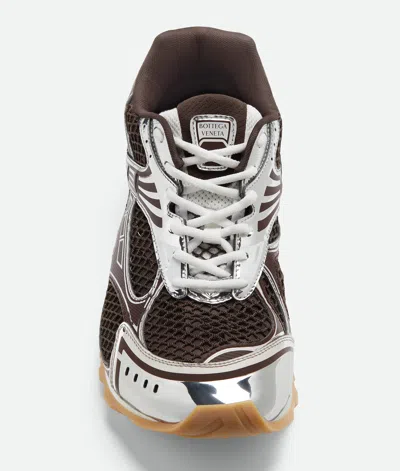 Bottega Veneta Men Fondant And Silver Technical Fabric And Mesh Orbit Sneakers In Multi