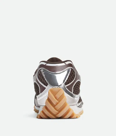 Bottega Veneta Men Fondant And Silver Technical Fabric And Mesh Orbit Sneakers In Multi