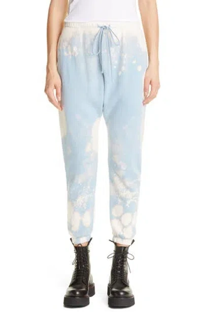 R13 Bleached Dropped Crotch Track Trousers