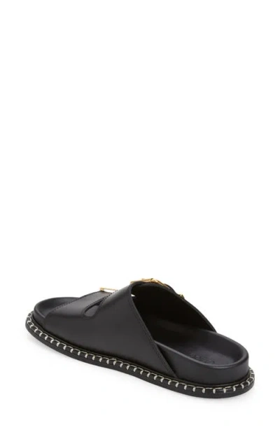 Chloé Rebecca Slide Sandal In Black