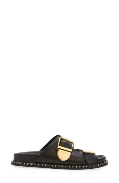 Chloé Rebecca Slide Sandal In Black