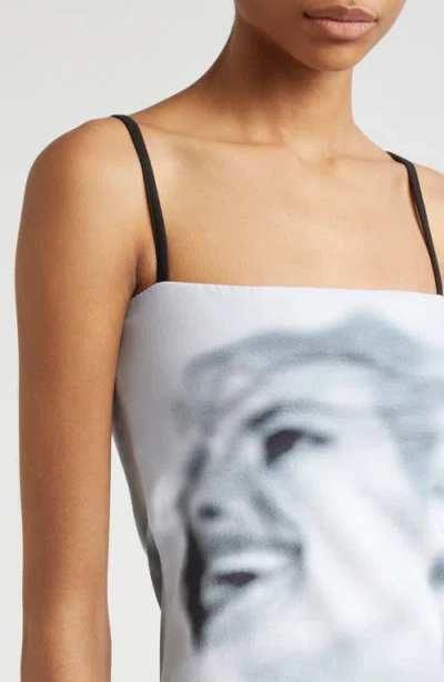 Elliss Beam Print Jersey Camisole