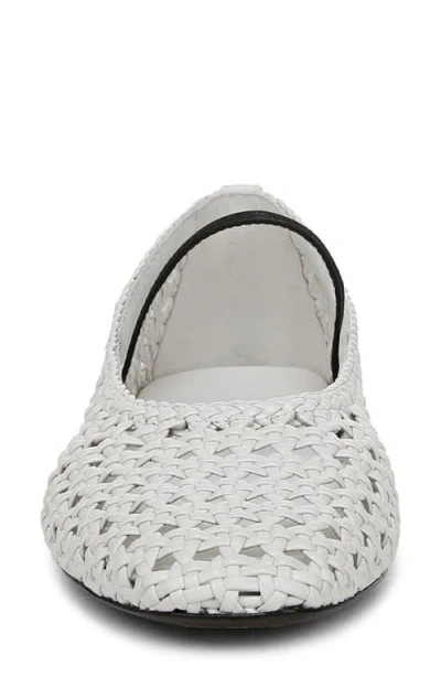 Vince Vivian Mary Jane Flat In Neutral