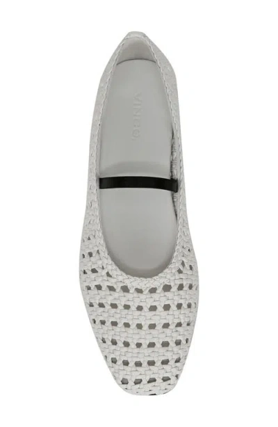Vince Vivian Mary Jane Flat In Neutral